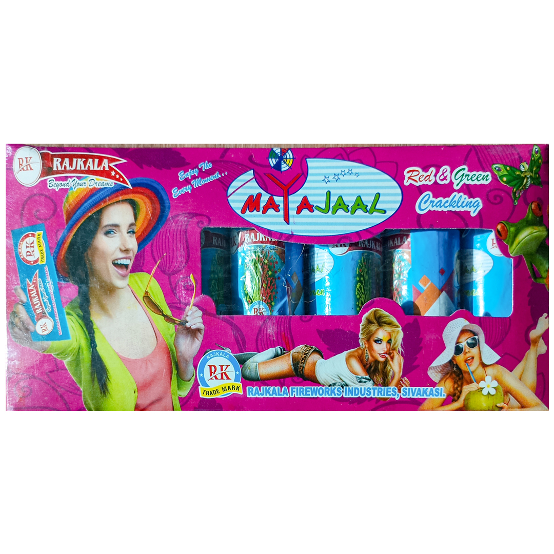 MAYAJAAL RED & GREEN (5 PCS)